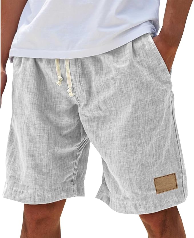 RELAXED COTTON SHORTS FOR MEN