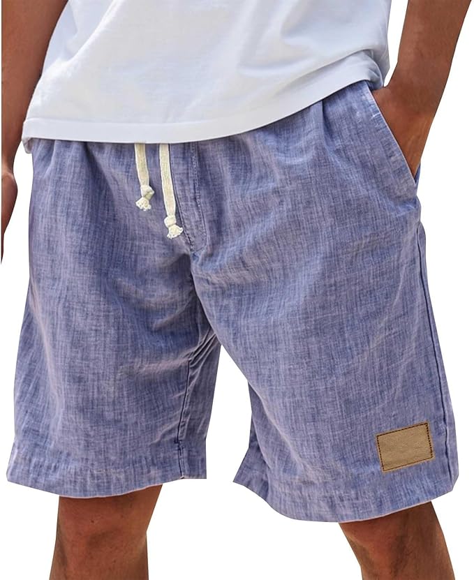 RELAXED COTTON SHORTS FOR MEN