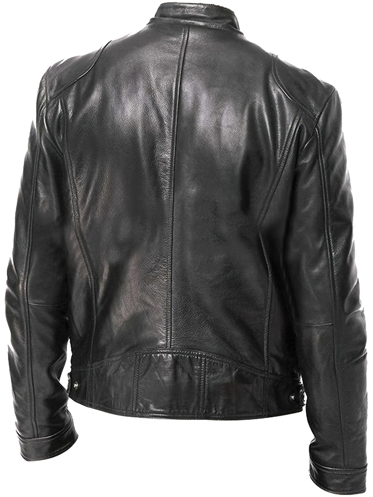 ZIP MOTORCYCLE JACKET FOR MEN