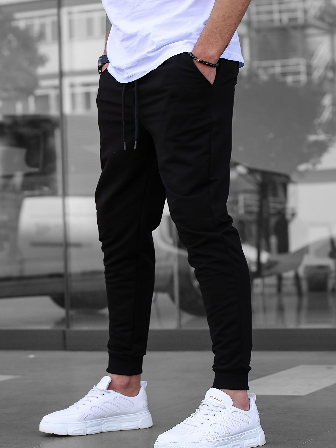 SLIM FIT TROUSERS FOR MEN