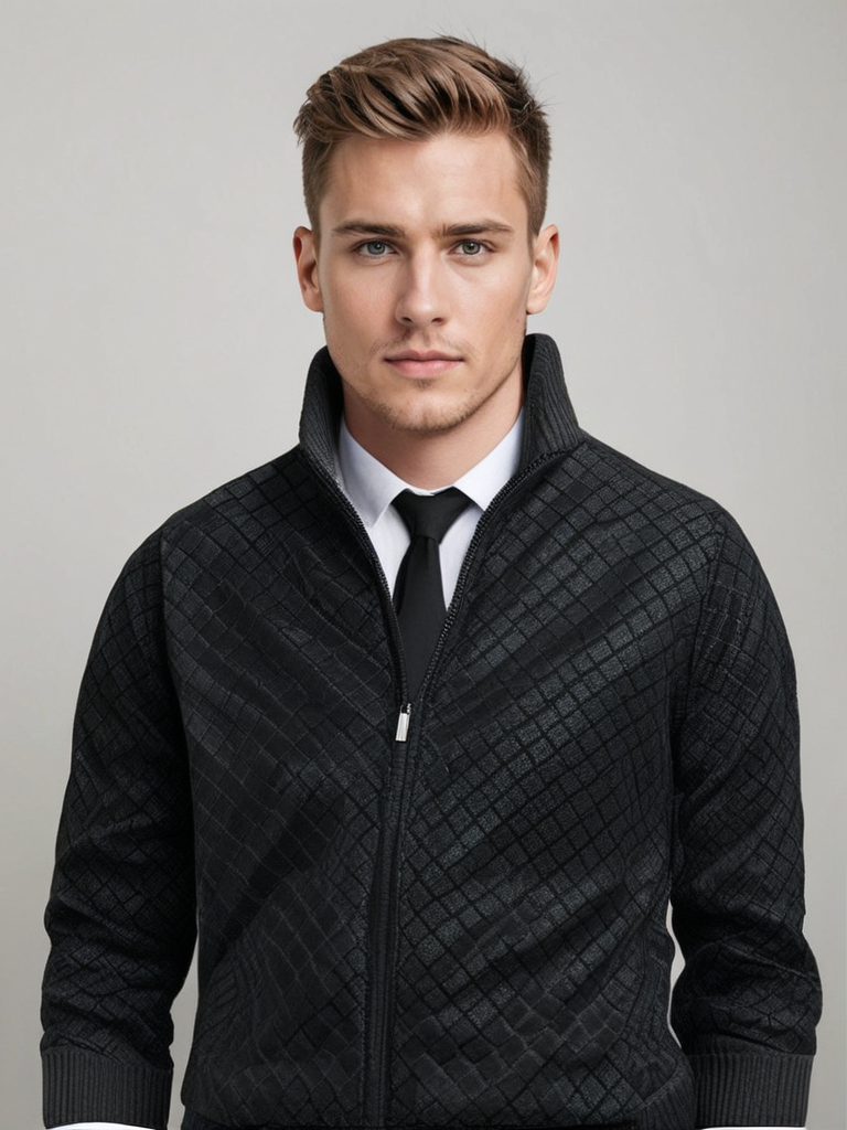 WENTWORTH LONDON | ZIP-UP CARDIGAN FOR MEN