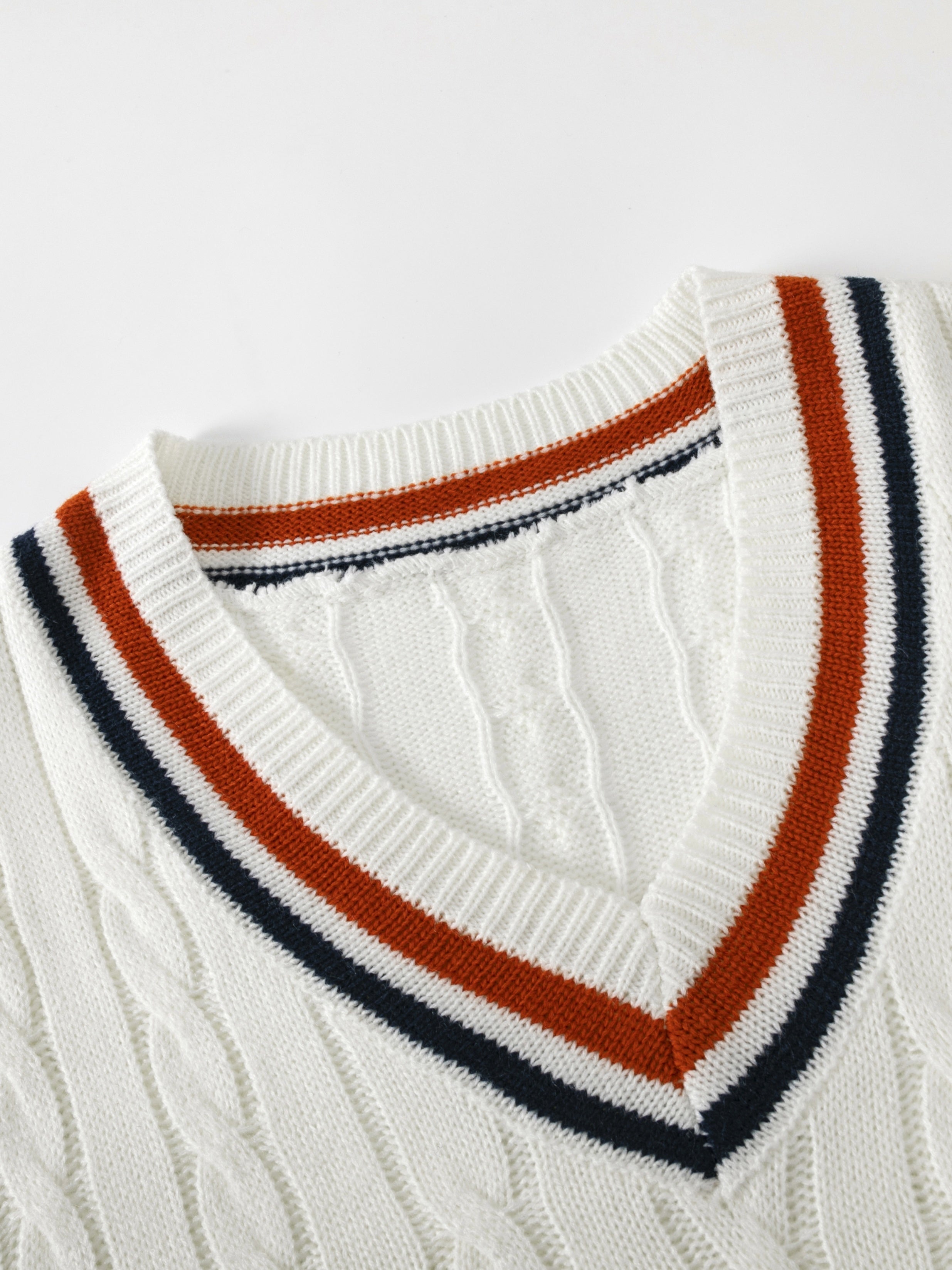 PREPPY V-NECK SWEATER FOR MEN