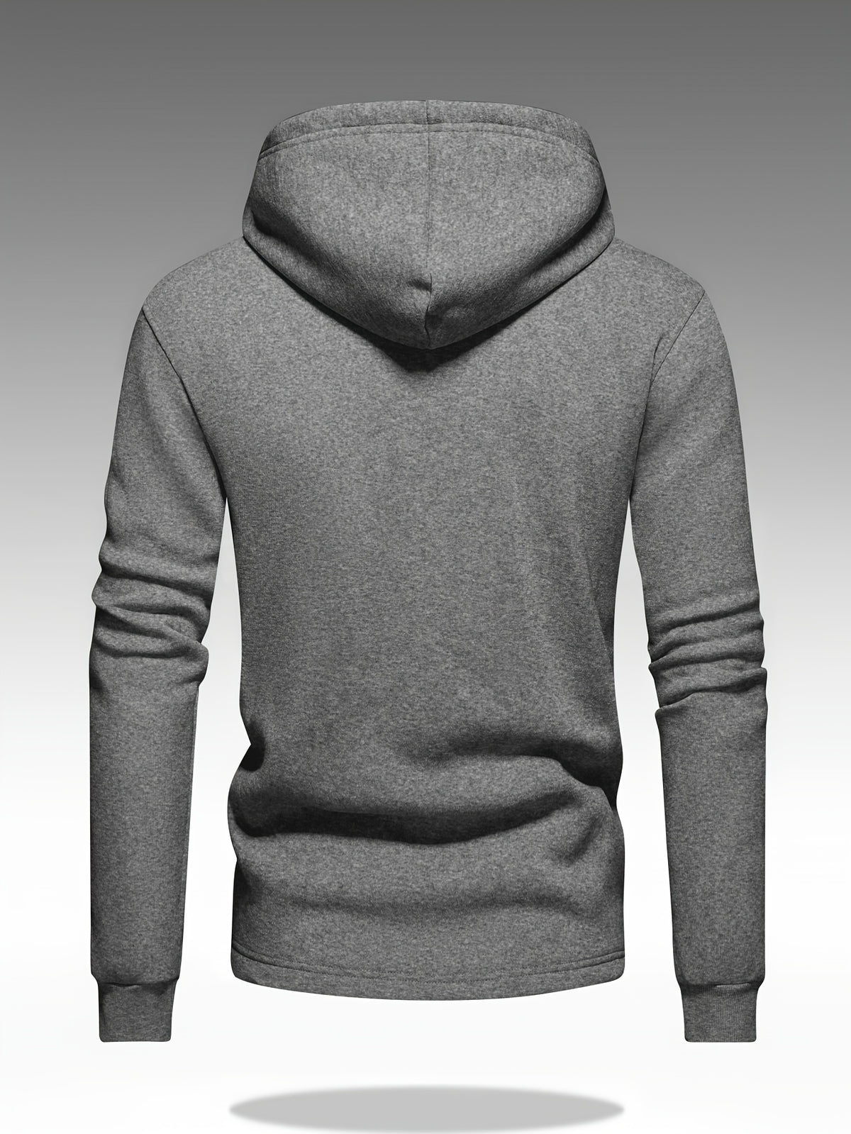 SOLID KNIT HOODIE FOR MEN