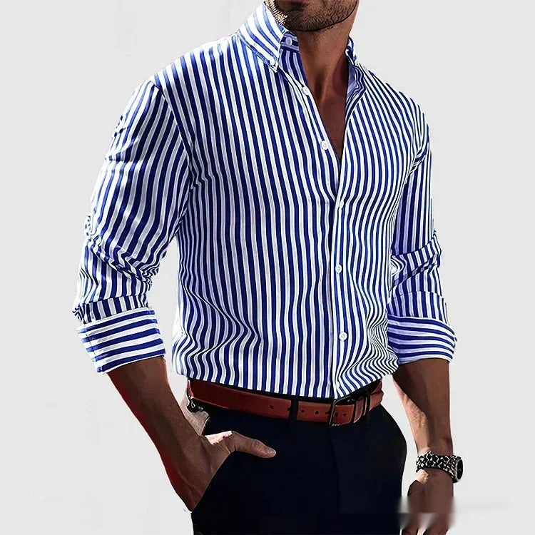VERTICAL STRIPED SHIRT FOR MEN