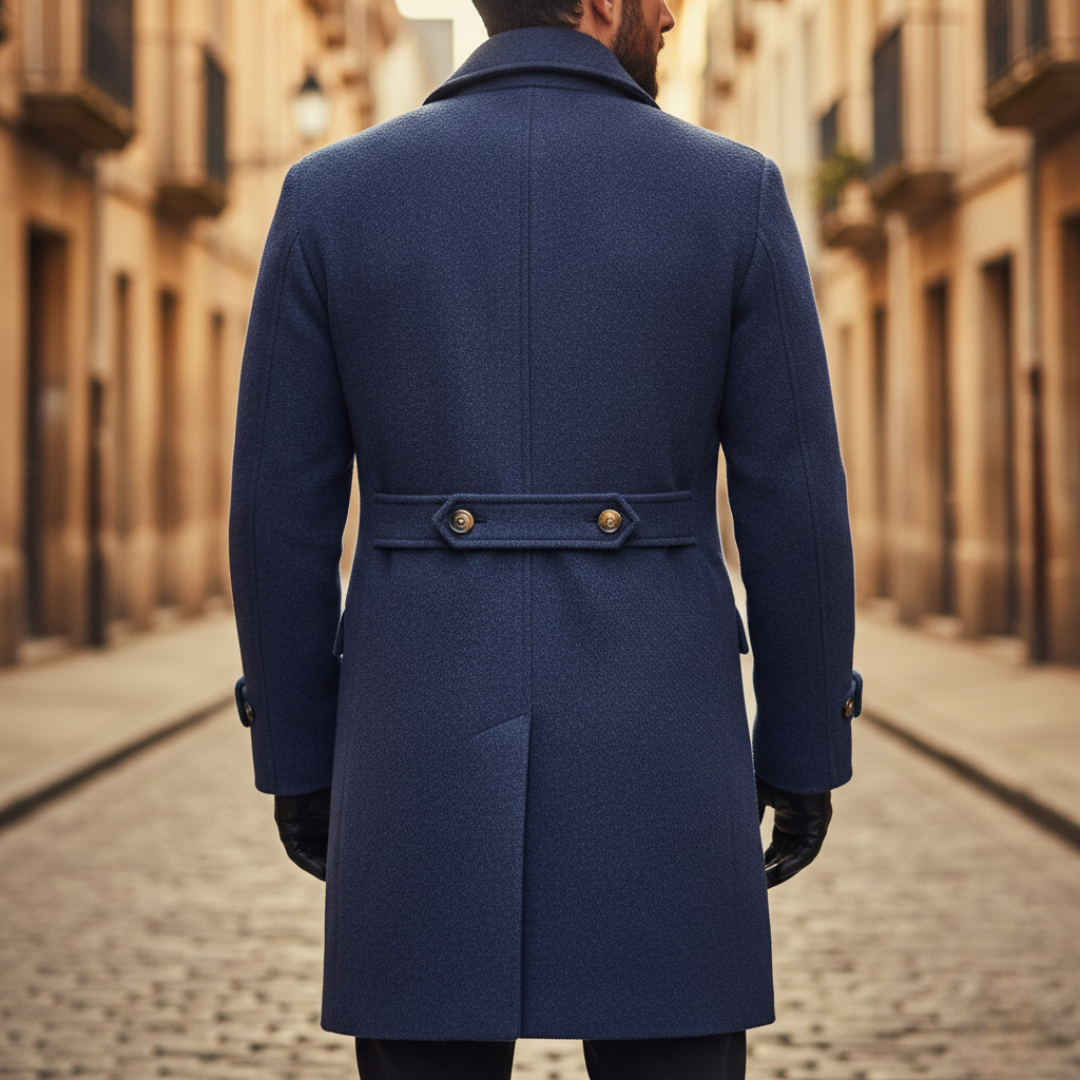 WENTWORTH LONDON | CLASSIC WOOL COAT FOR MEN
