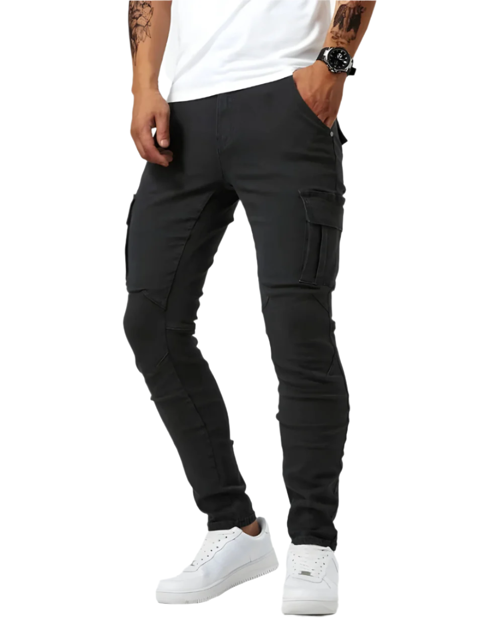 WENTWORTH LONDON | STRETCH CARGO TROUSER FOR MEN