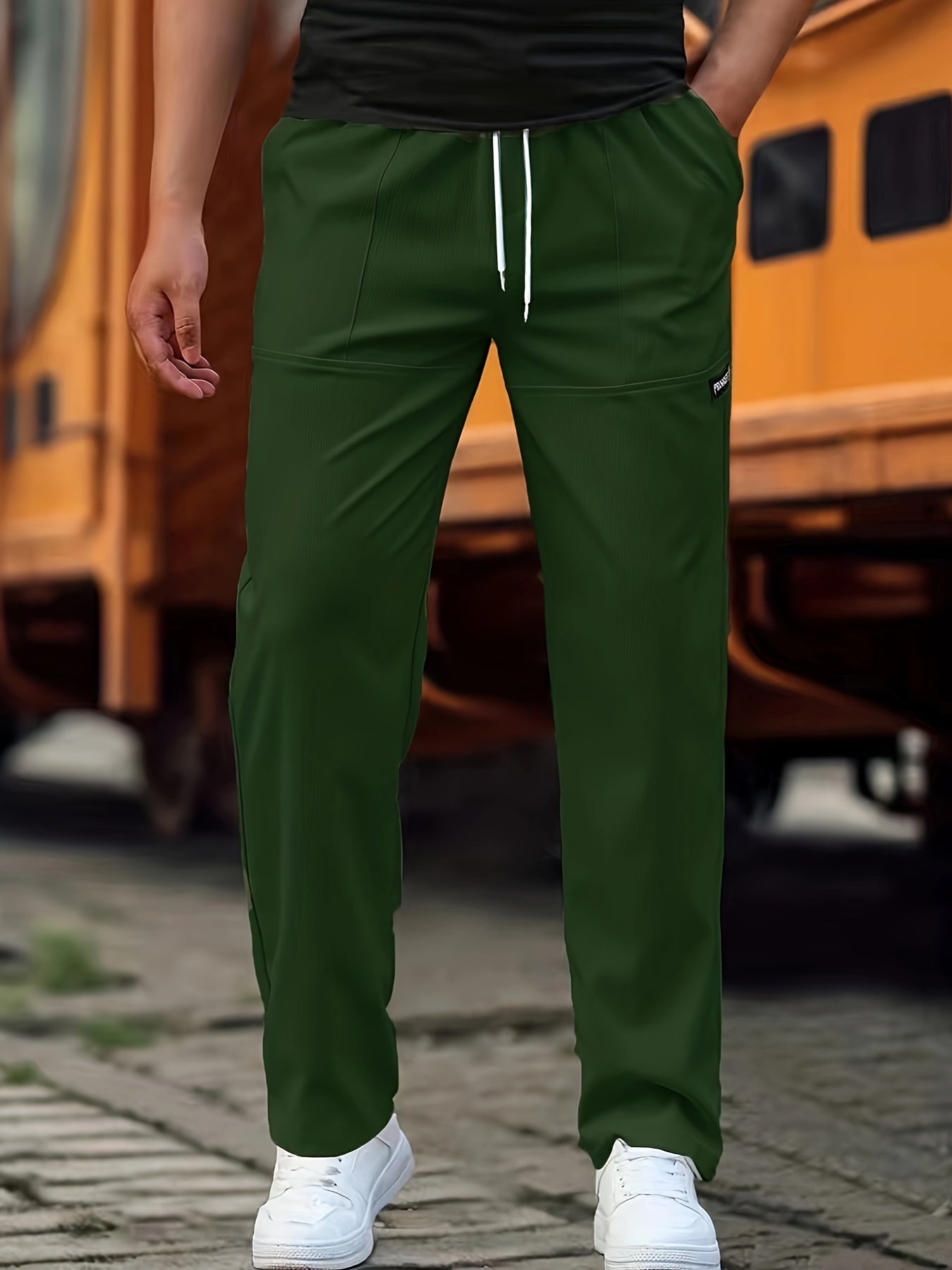 STRAIGHT CUT TROUSERS FOR MEN