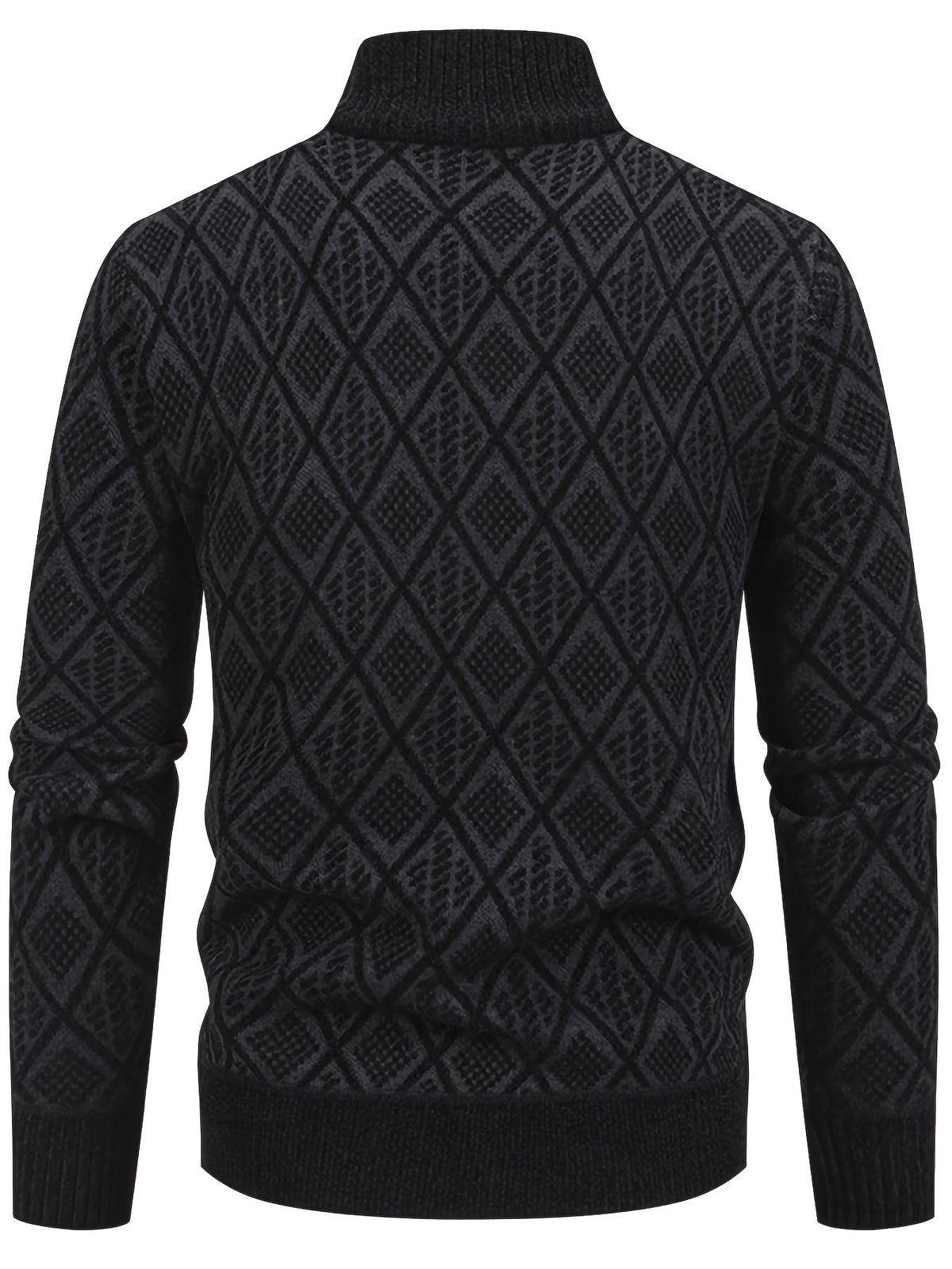GEOMETRIC KNIT CARDIGAN FOR MEN