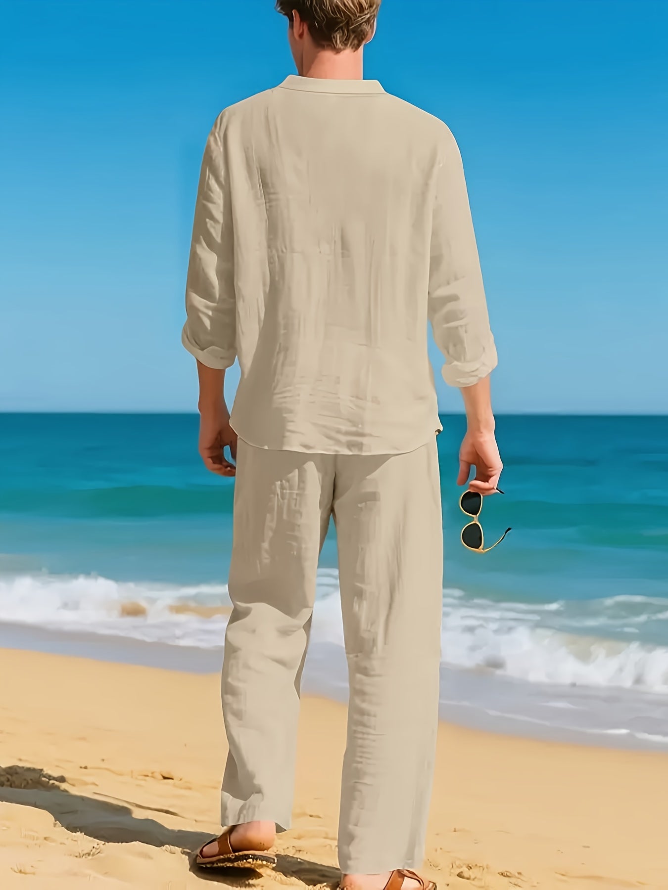 LOOSE LINEN SET FOR MEN