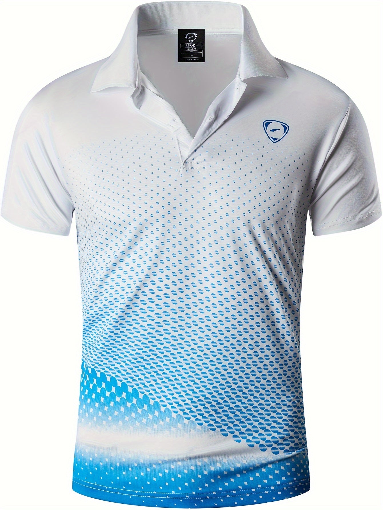SPORT PRINT POLO SHIRT FOR MEN