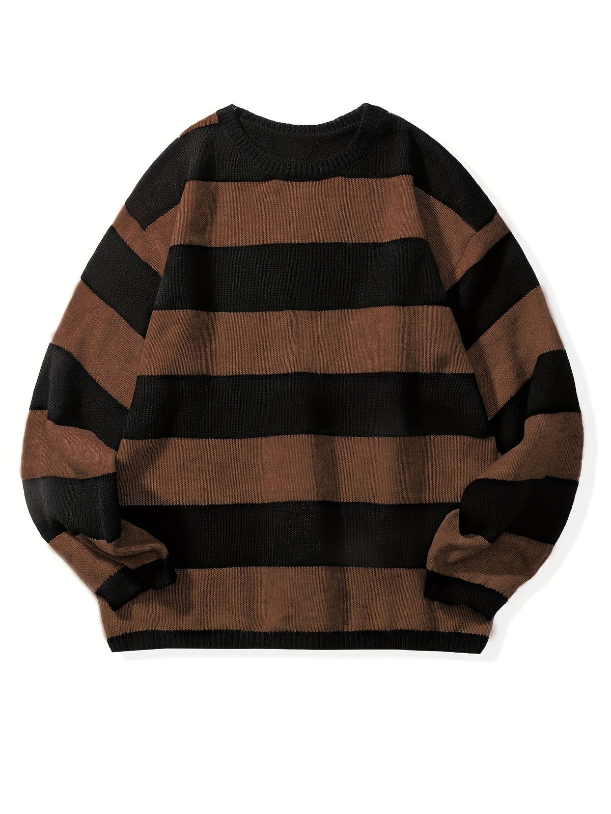 STRIPED KNIT PULLOVER FOR MEN
