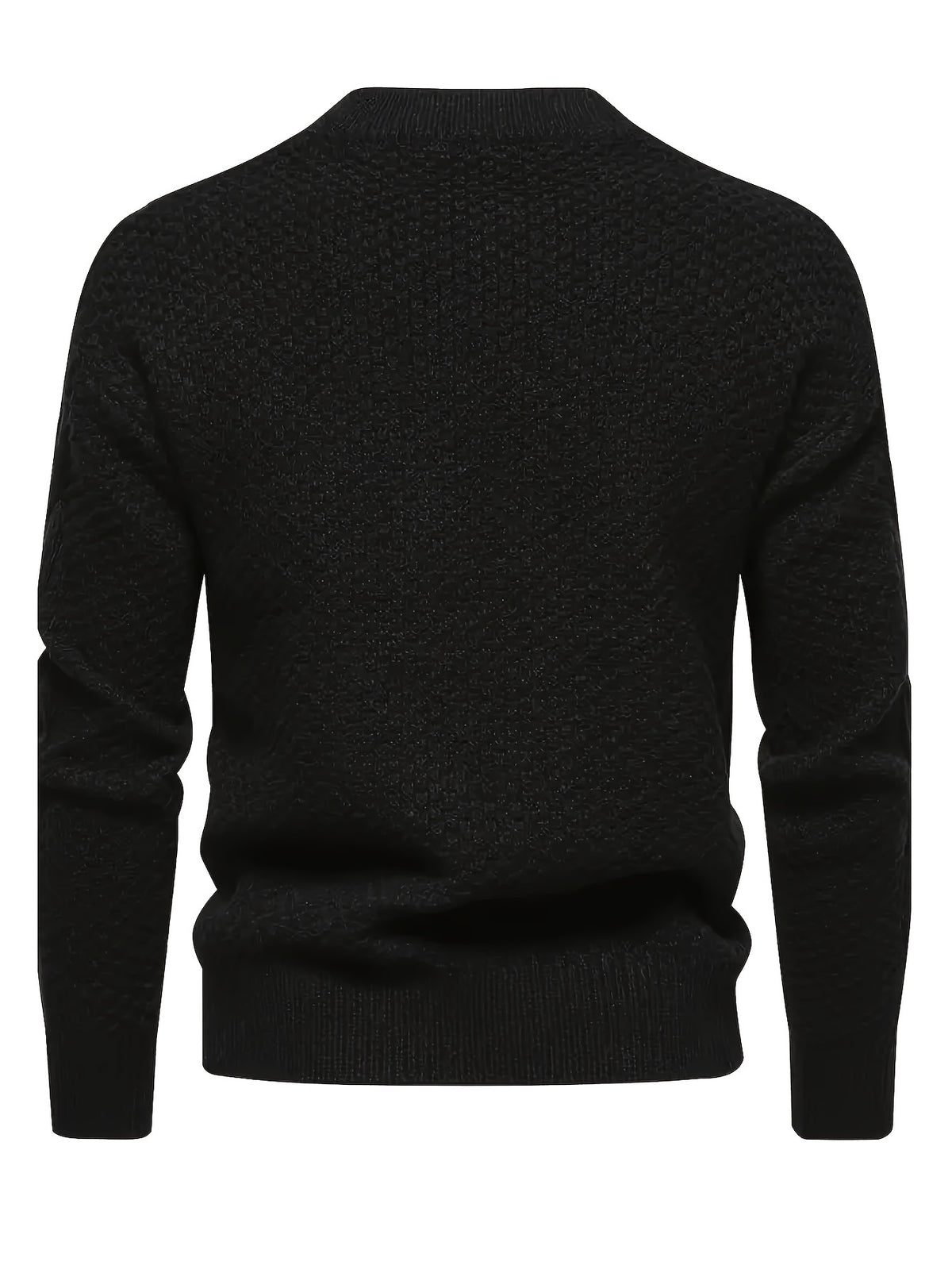 CABLE KNIT CREW NECK SWEATER FOR MEN