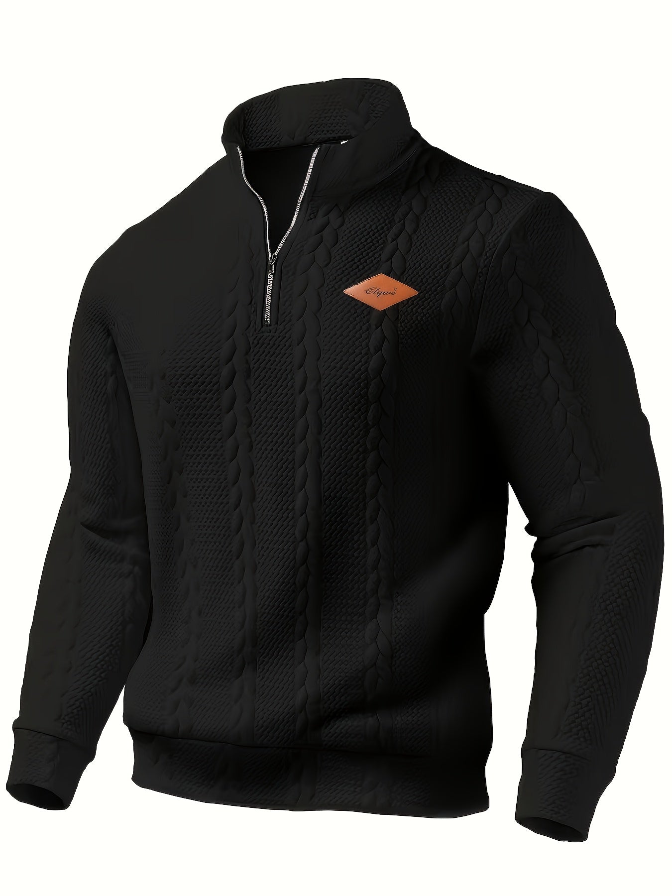 ZIPPER KNIT SWEATER FOR MEN