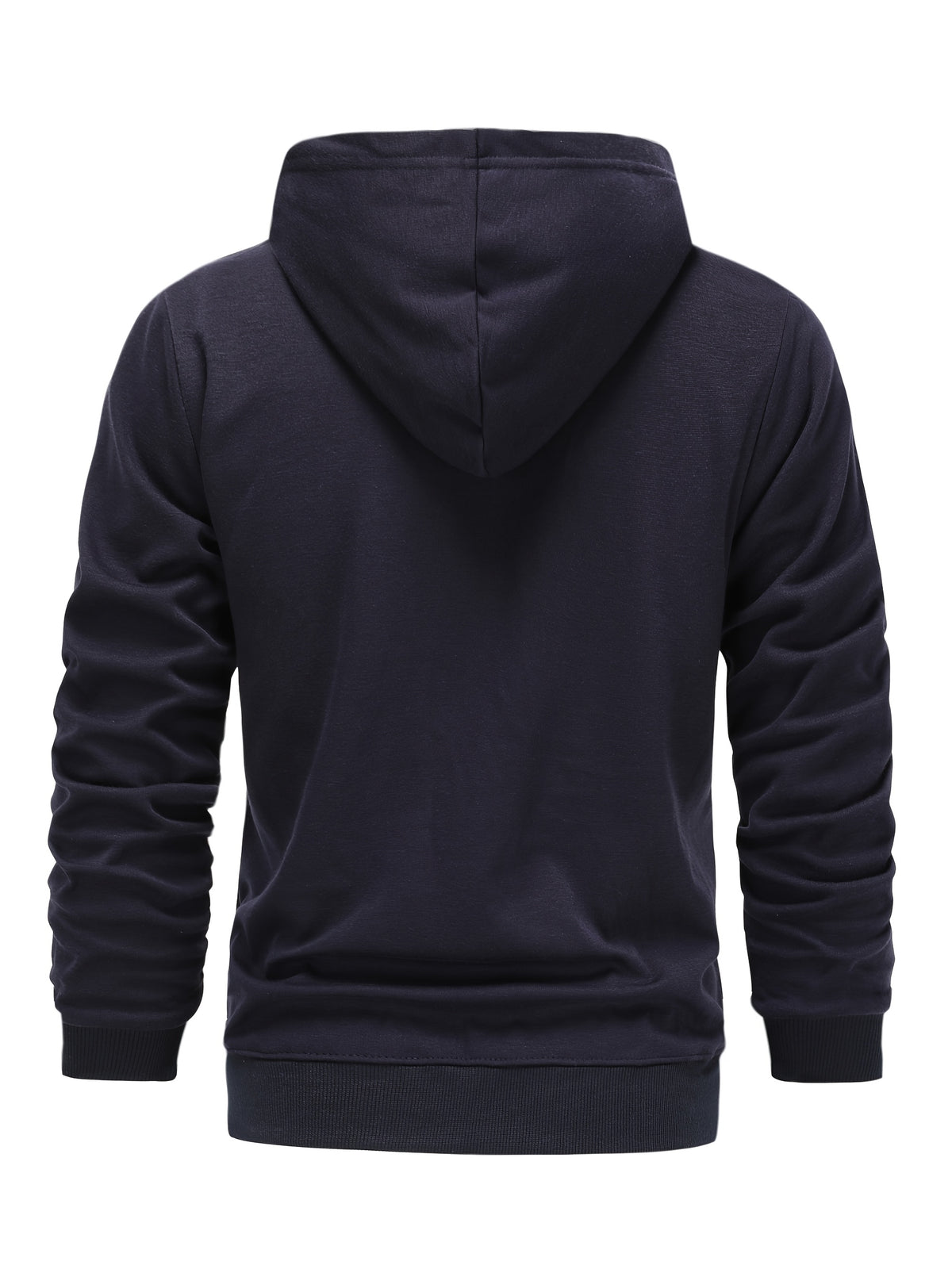 SOLID ZIP UP HOODIE FOR MEN