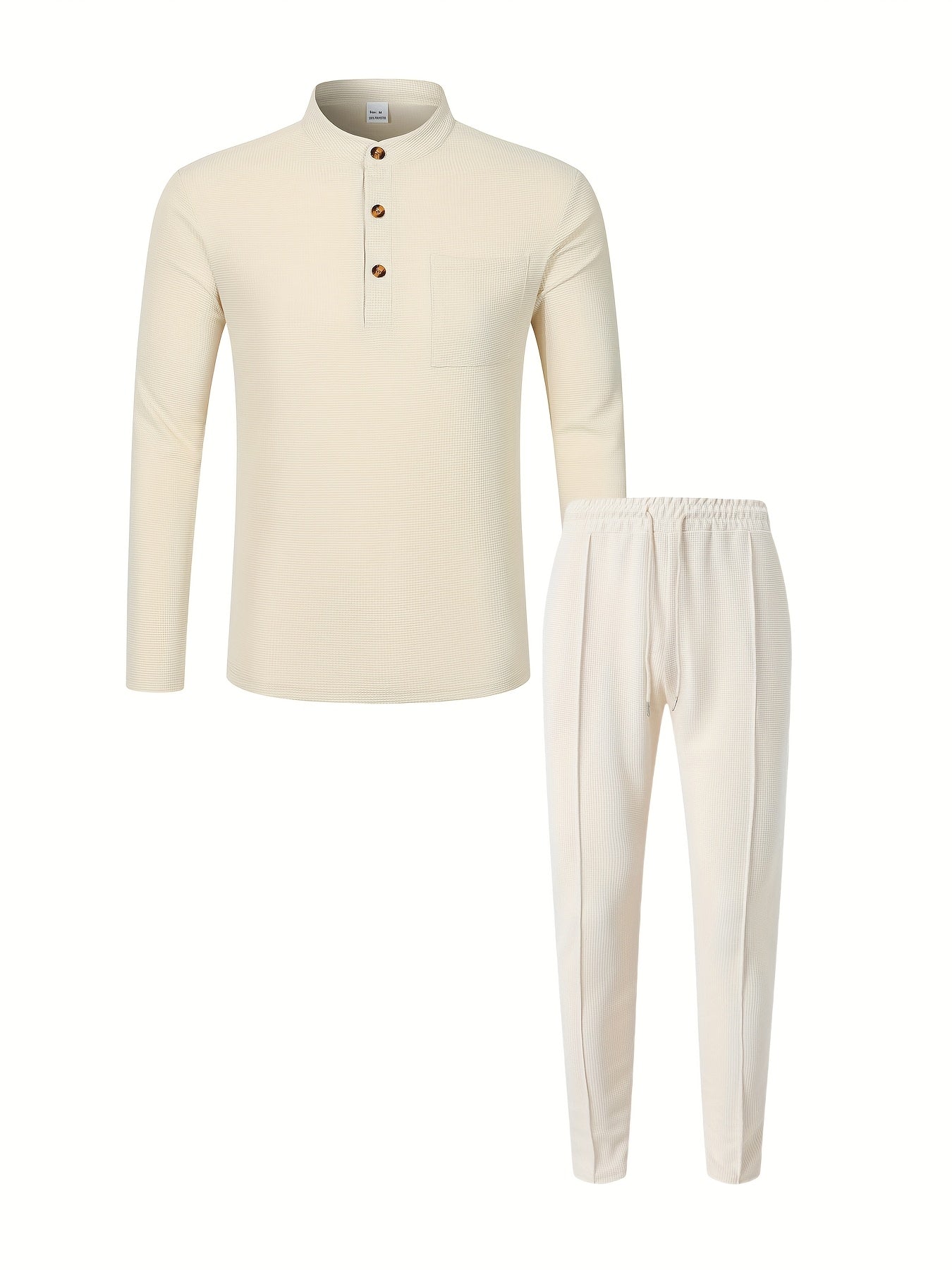 SOLID TWO PIECE SET FOR MEN