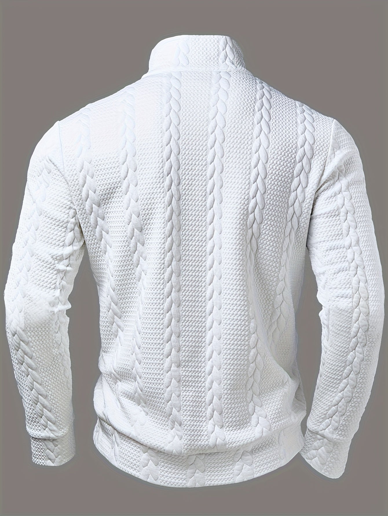 ZIPPER KNIT SWEATER FOR MEN