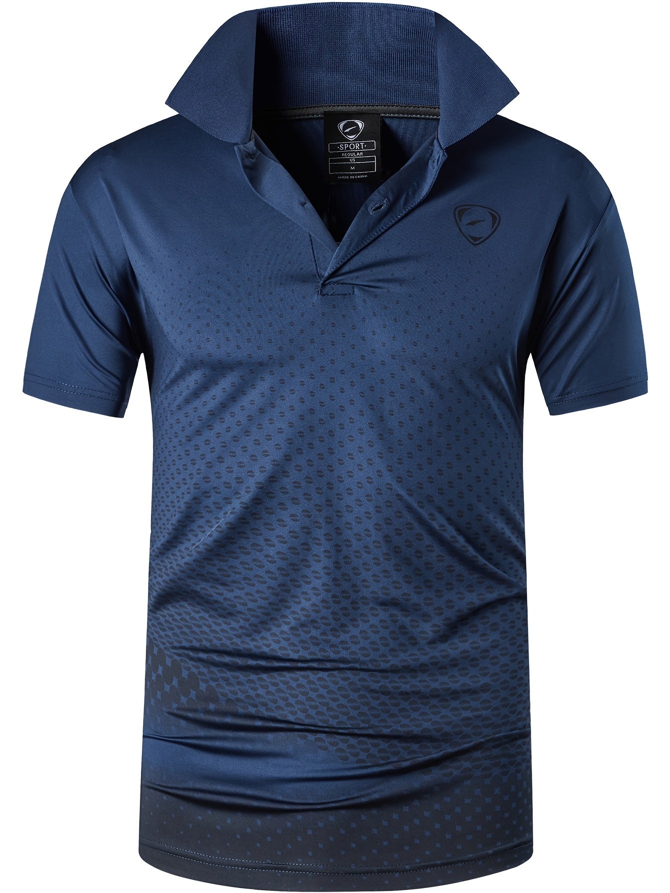 SPORT PRINT POLO SHIRT FOR MEN