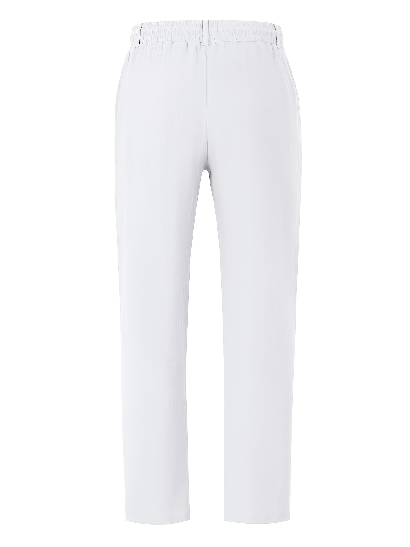 SOLID LINEN TROUSERS FOR MEN