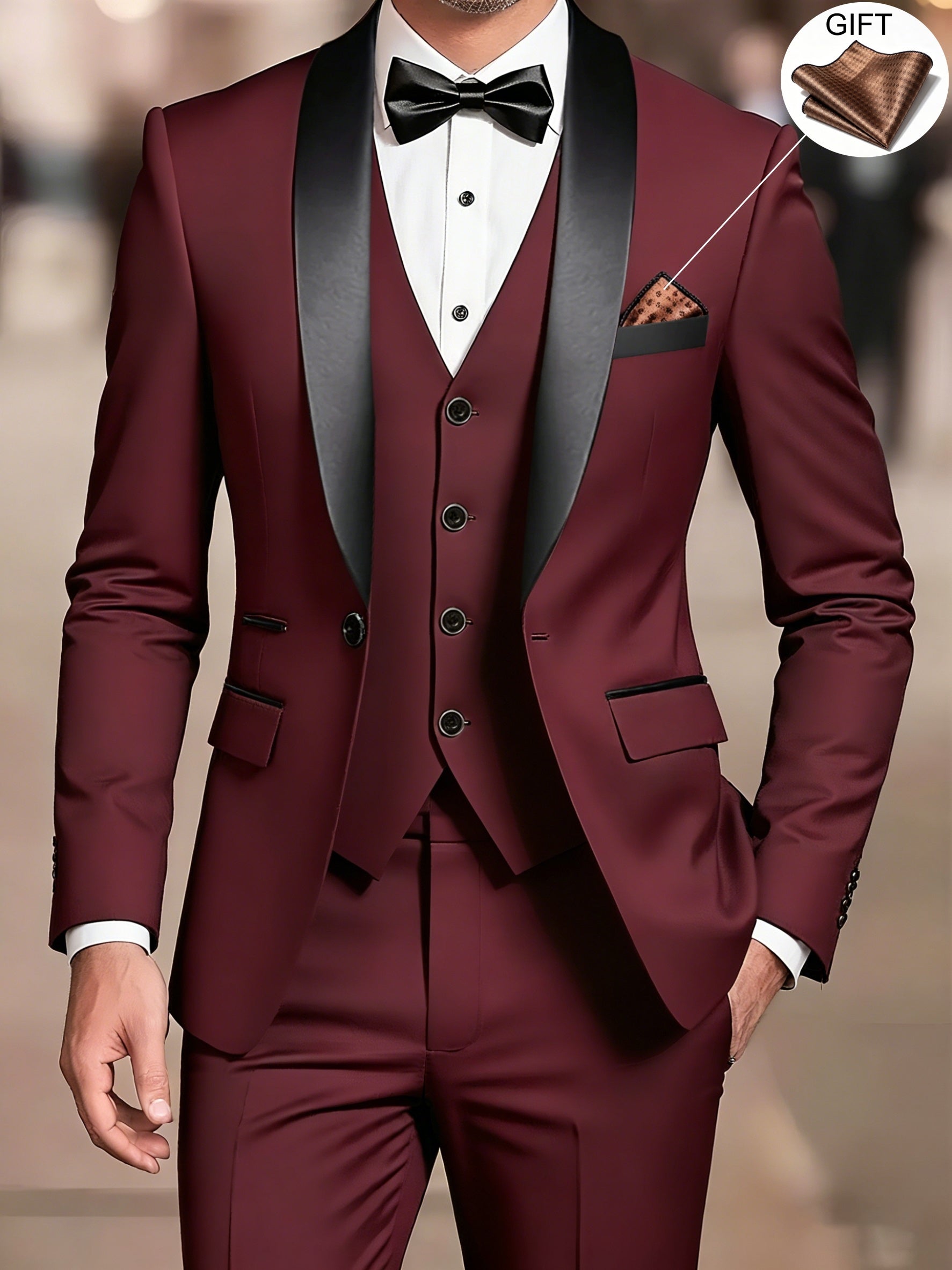3 PIECE SUIT SET FOR MEN