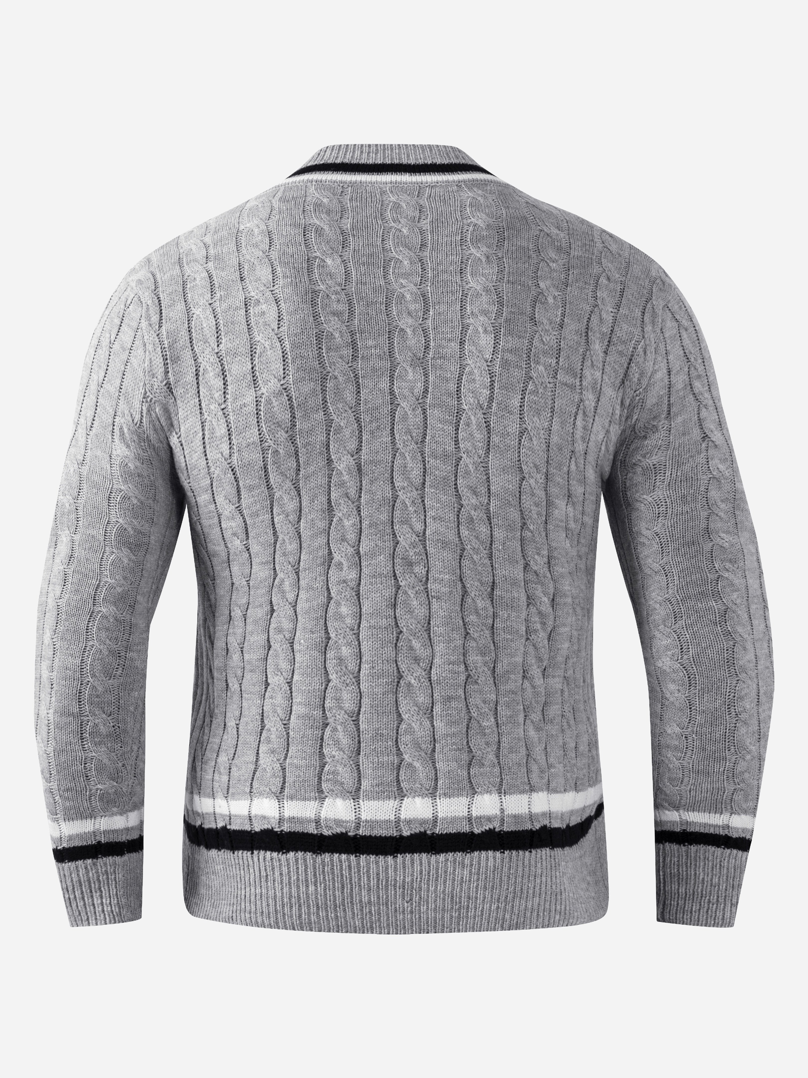 PREPPY V-NECK SWEATER FOR MEN