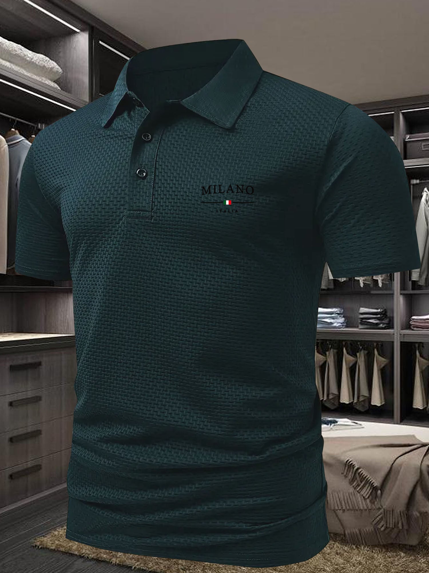GEOMETRIC PRINT SHIRT FOR MEN