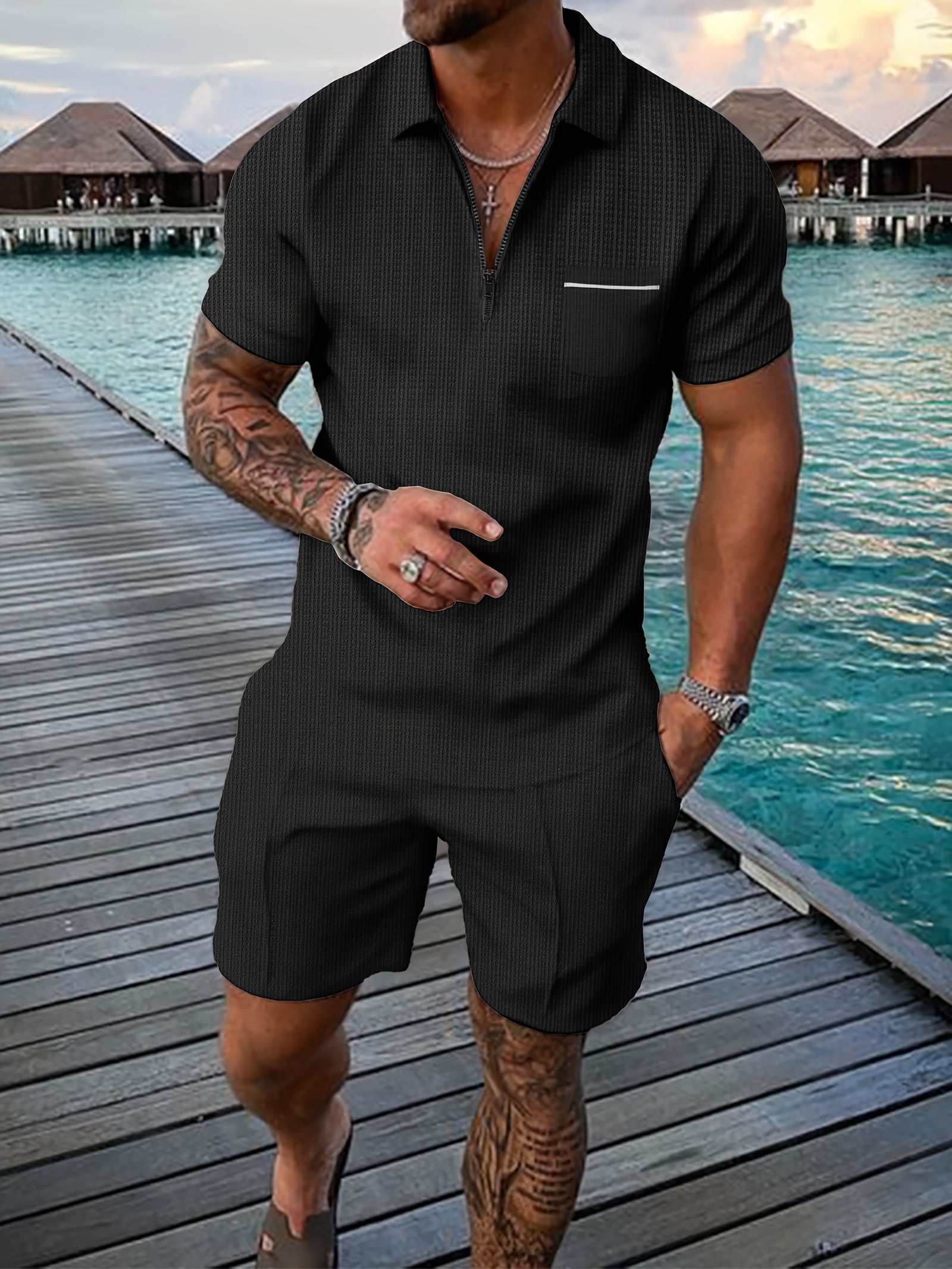 POCKET POLO SET FOR MEN