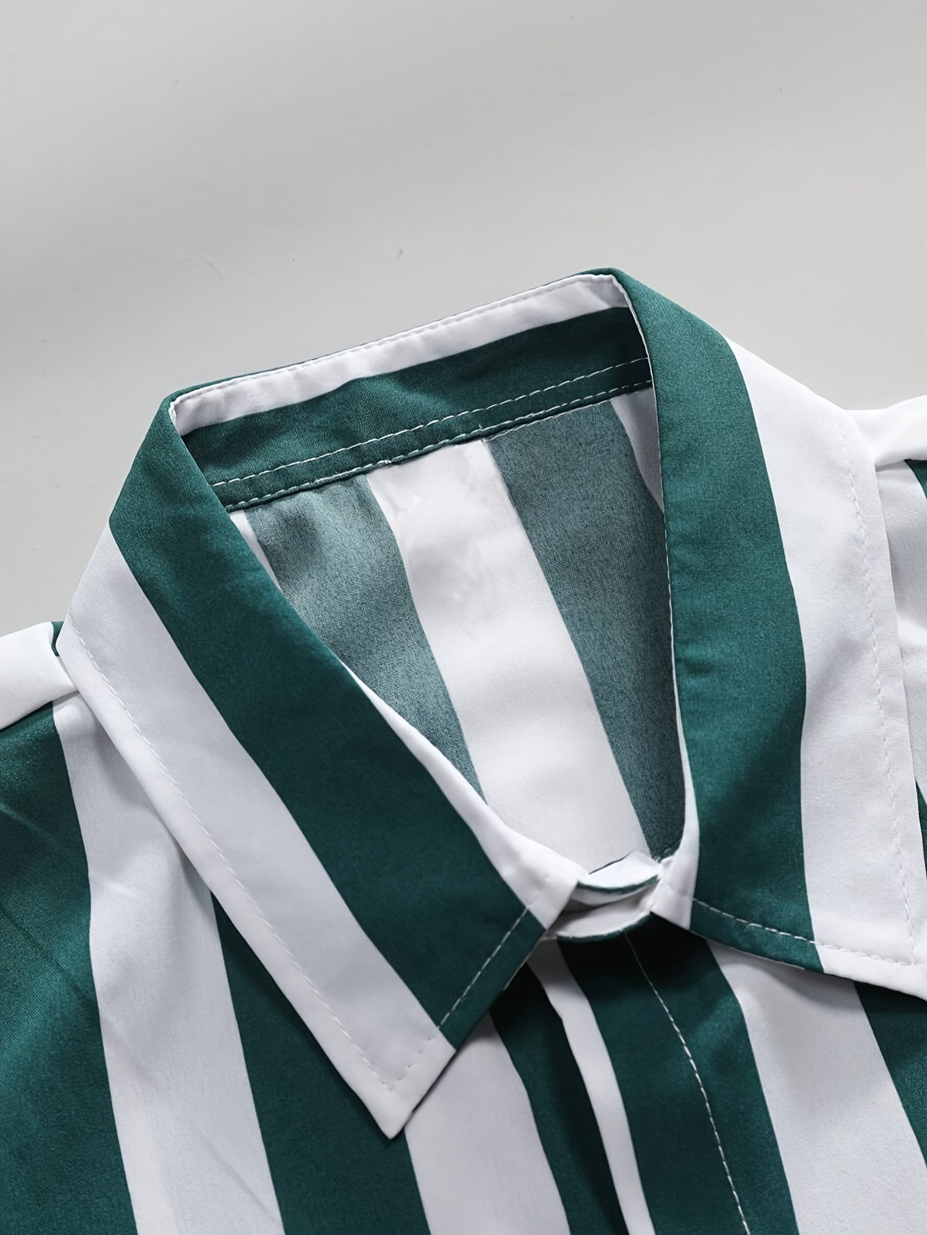 STRIPED BUTTON FRONT SHIRT FOR MEN