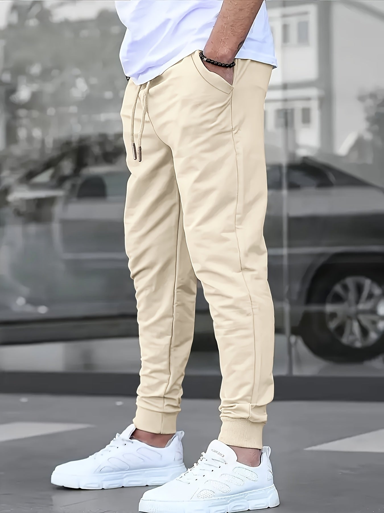 MULTI-POCKET JOGGER TROUSERS FOR MEN