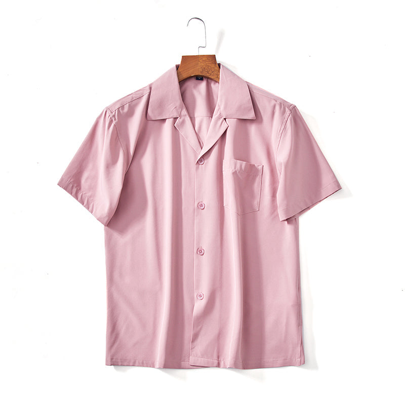 CUBAN COLLAR SUMMER SHIRT FOR MEN