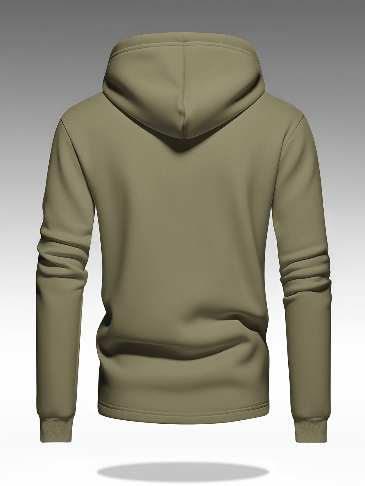 SOLID KNIT HOODIE FOR MEN