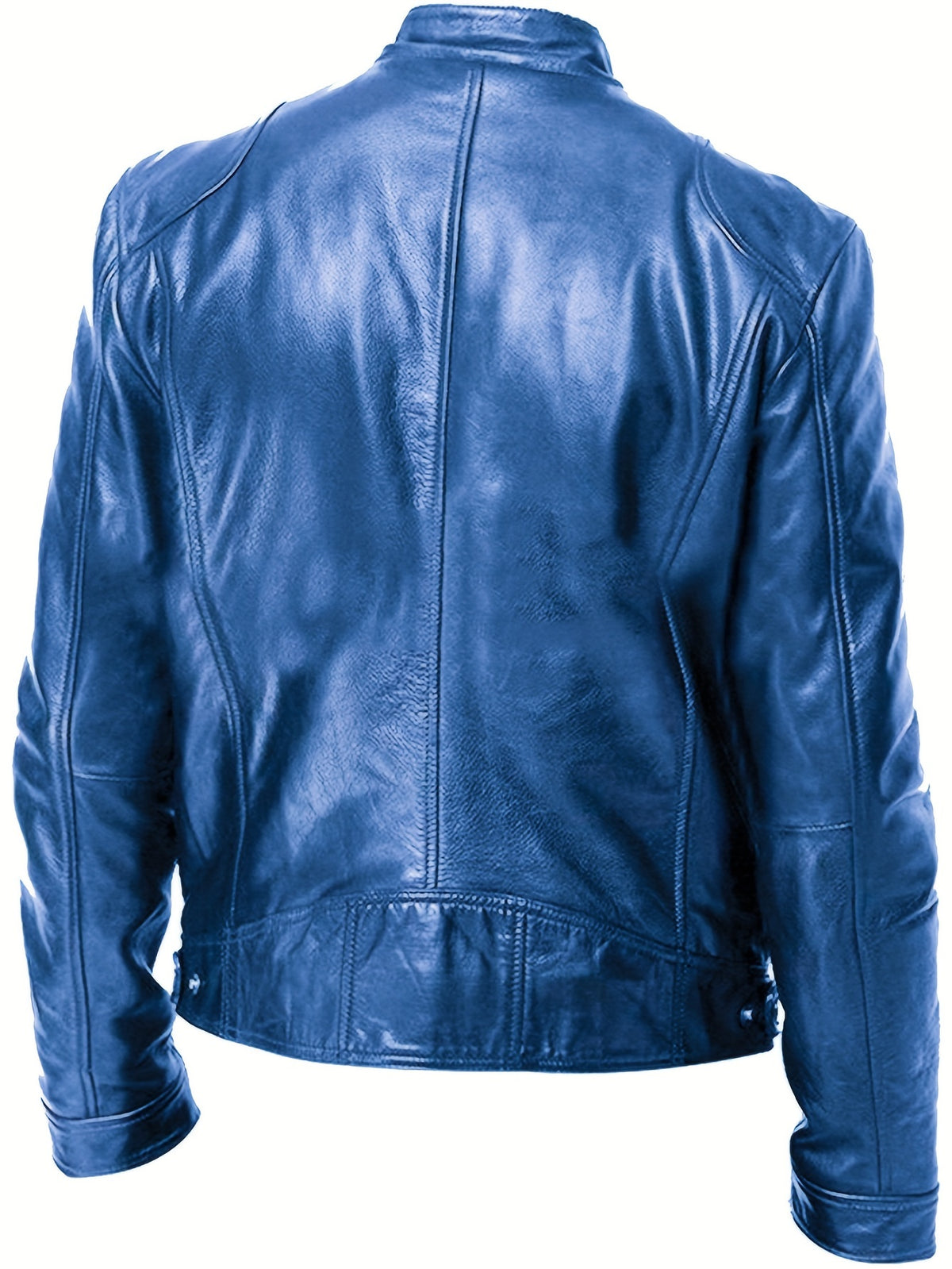 ZIP MOTORCYCLE JACKET FOR MEN