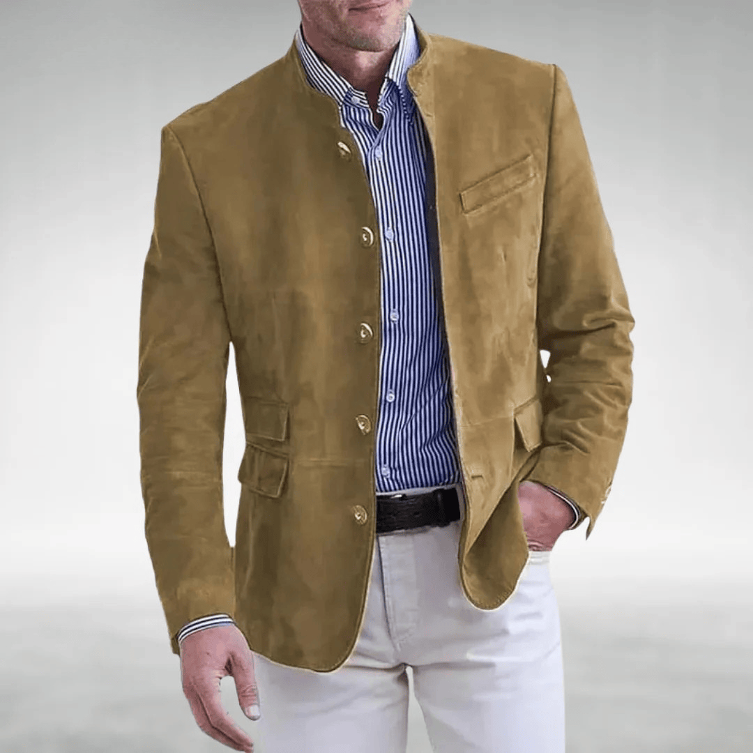 BRUSHED SUEDE JACKET FOR MEN