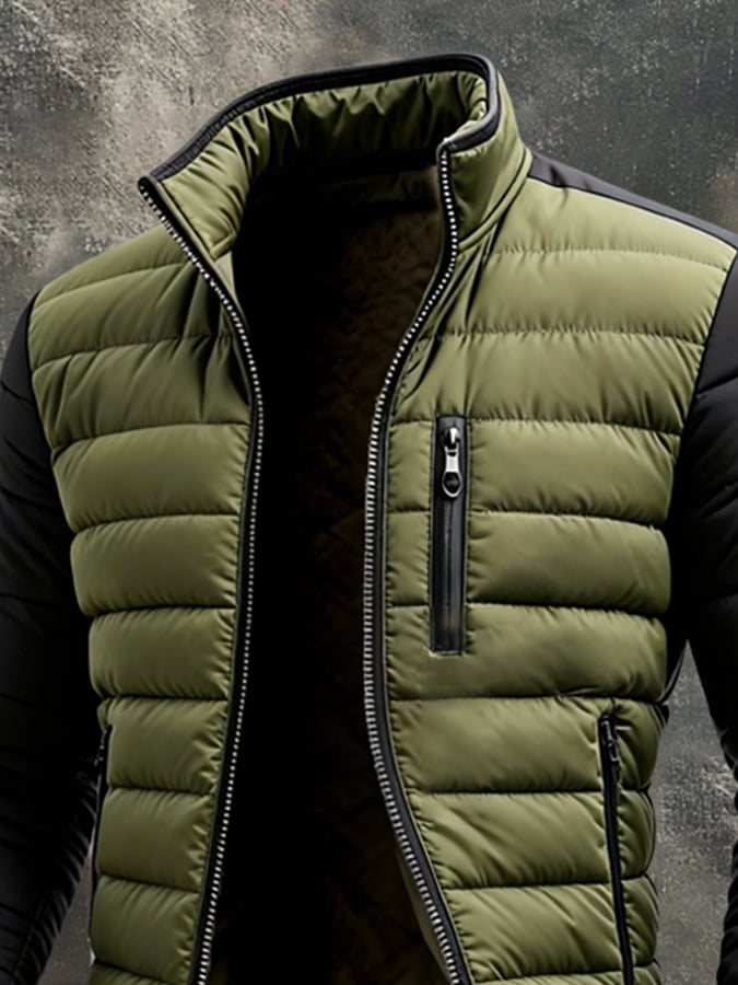 WENTWORTH LONDON | CLASSIC QUILTED ZIP JACKET FOR MEN