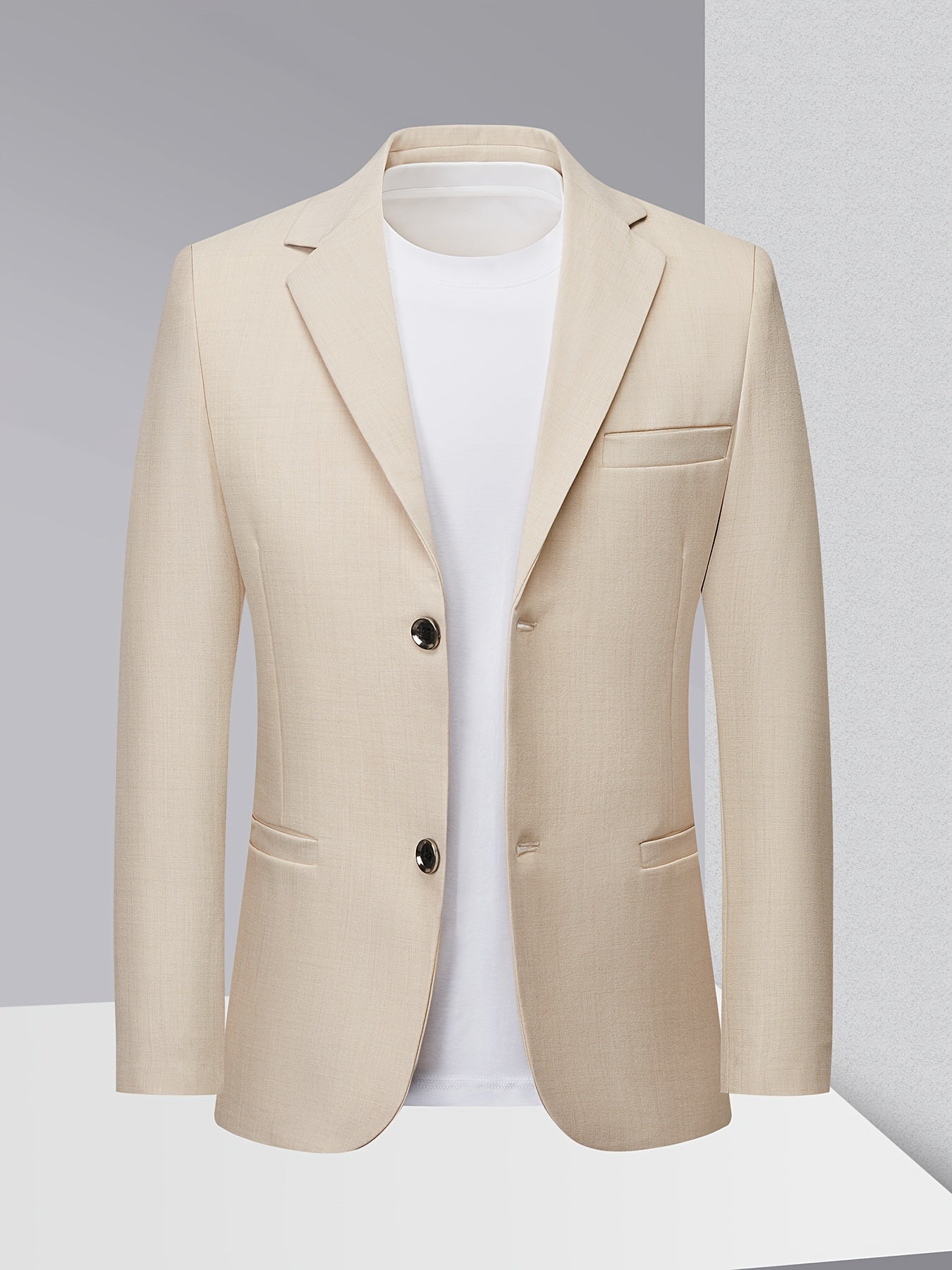 TEXTURED SUIT JACKET FOR MEN