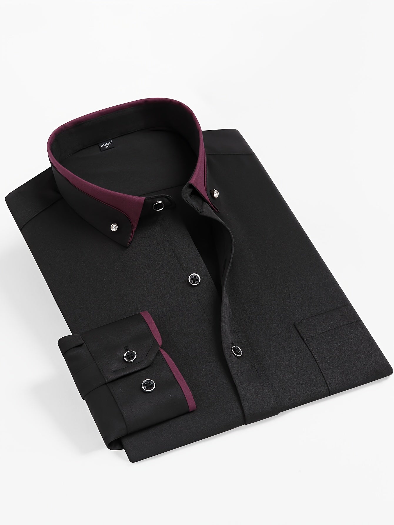 CONTRAST COLLAR SHIRT FOR MEN