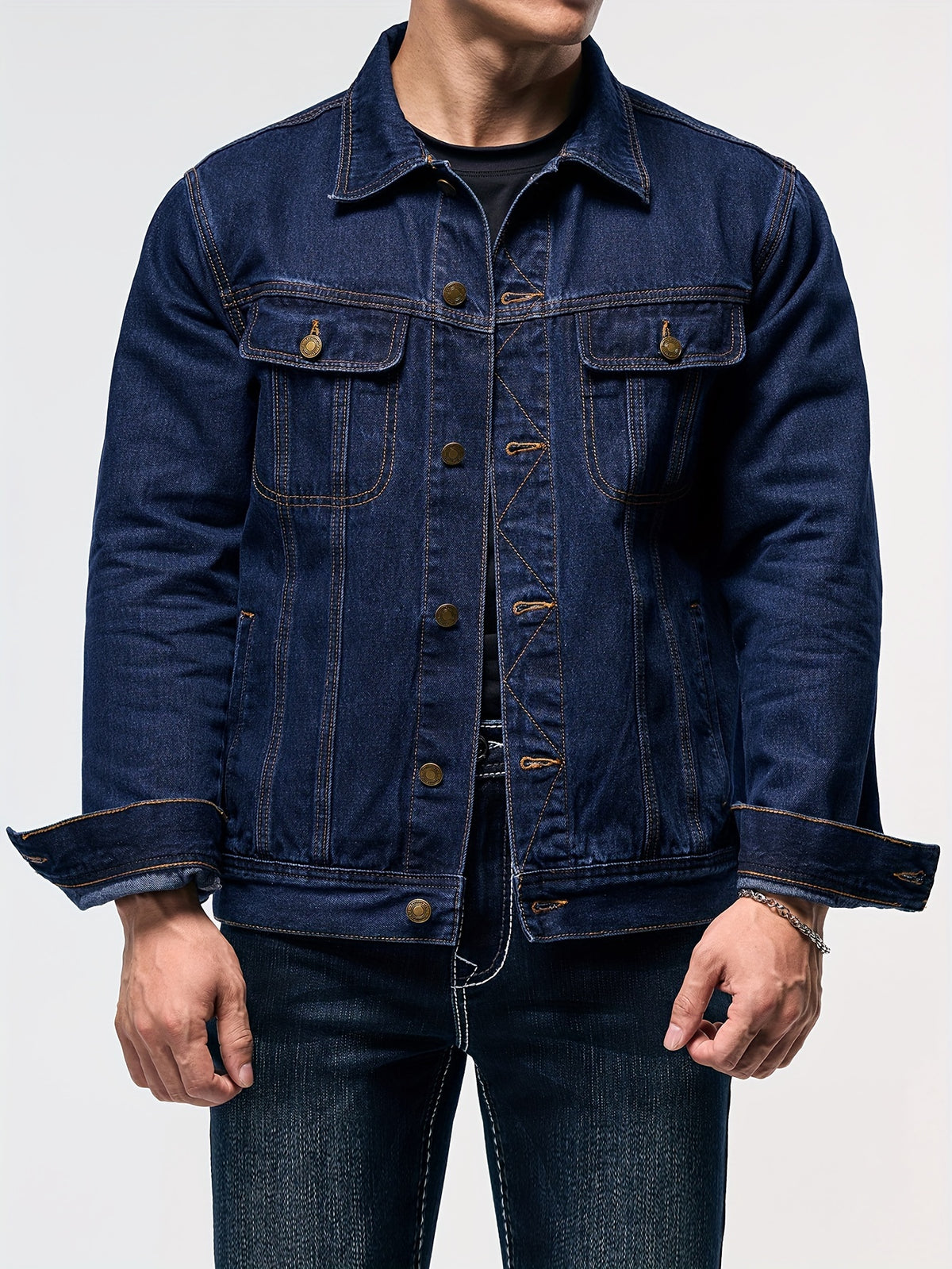 DENIM TRUCKER JACKET FOR MEN