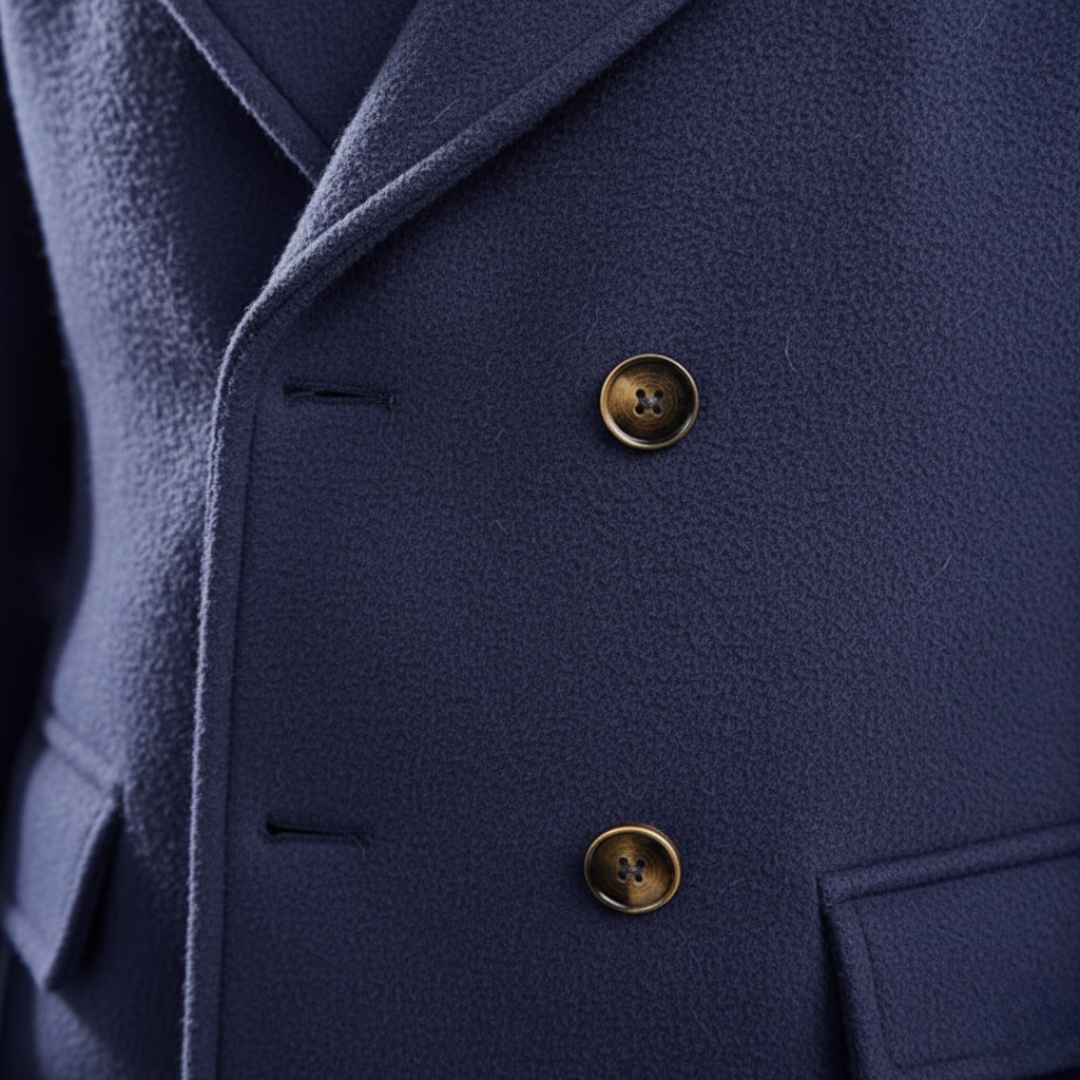 WENTWORTH LONDON | CLASSIC WOOL COAT FOR MEN