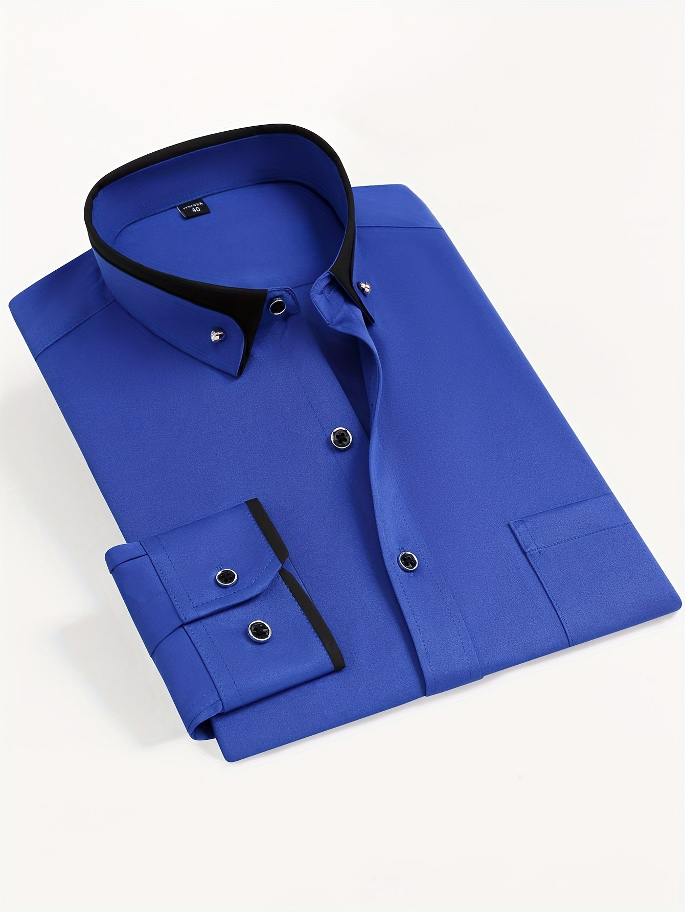 CONTRAST COLLAR SHIRT FOR MEN