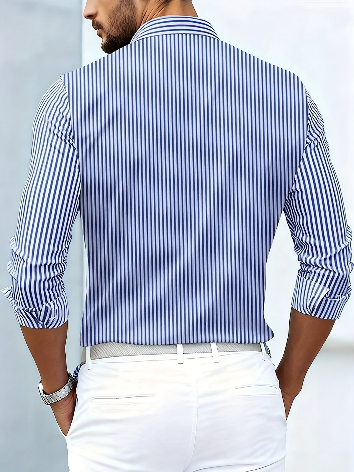 VINTAGE STRIPED SHIRT FOR MEN