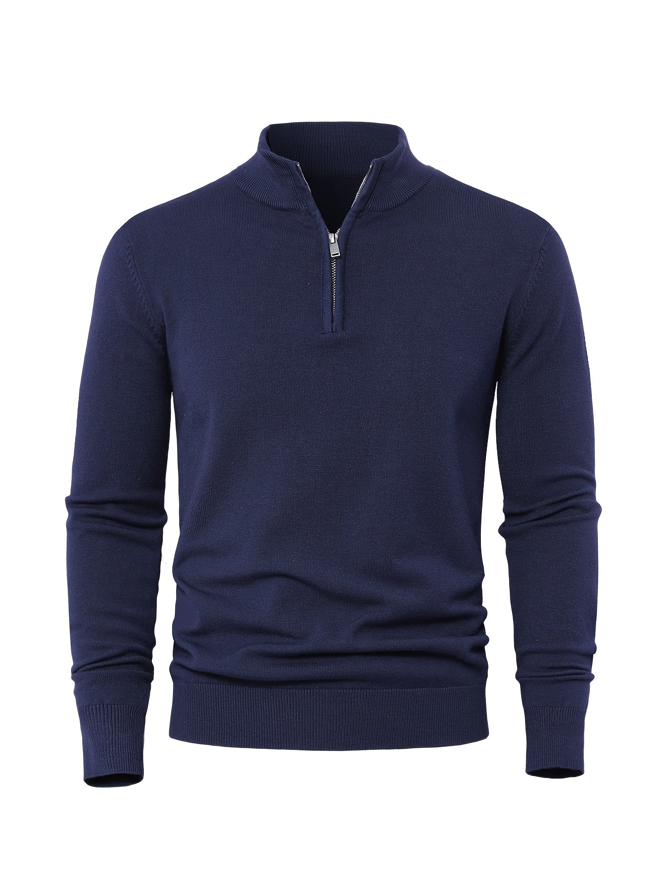 HALF ZIP KNIT SWEATER FOR MEN