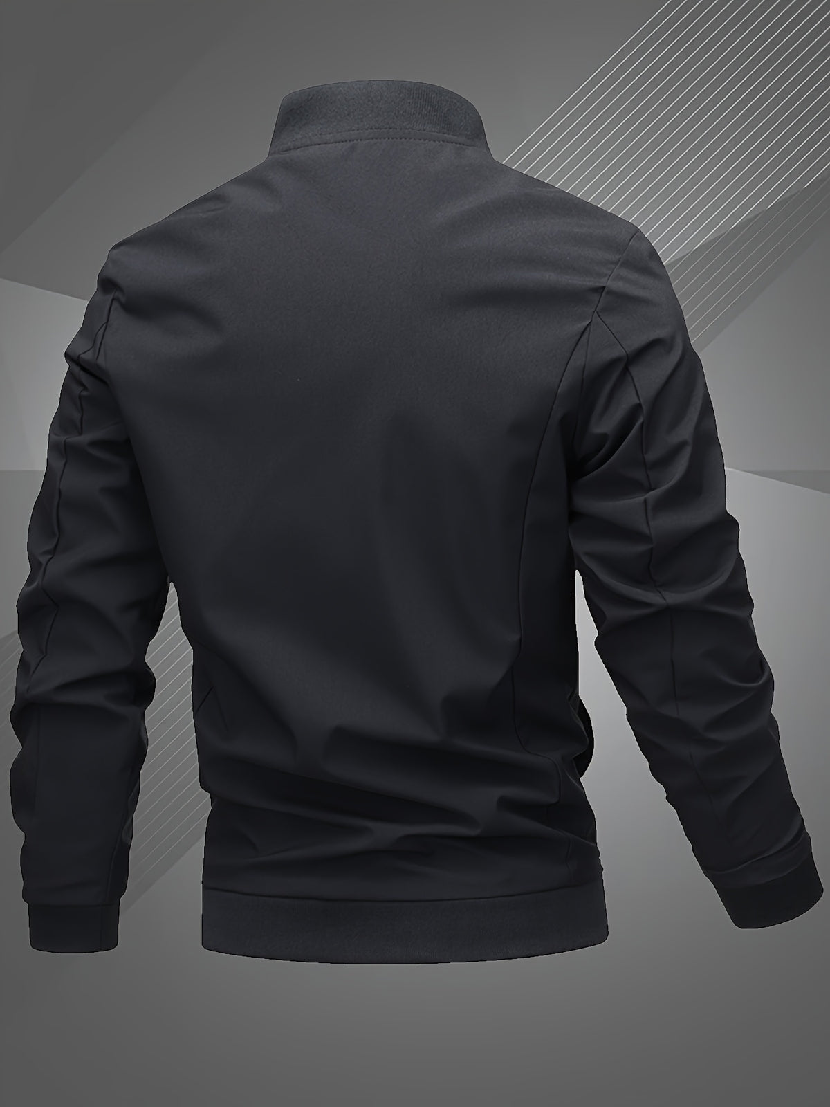 EMBROIDERED BASEBALL JACKET FOR MEN