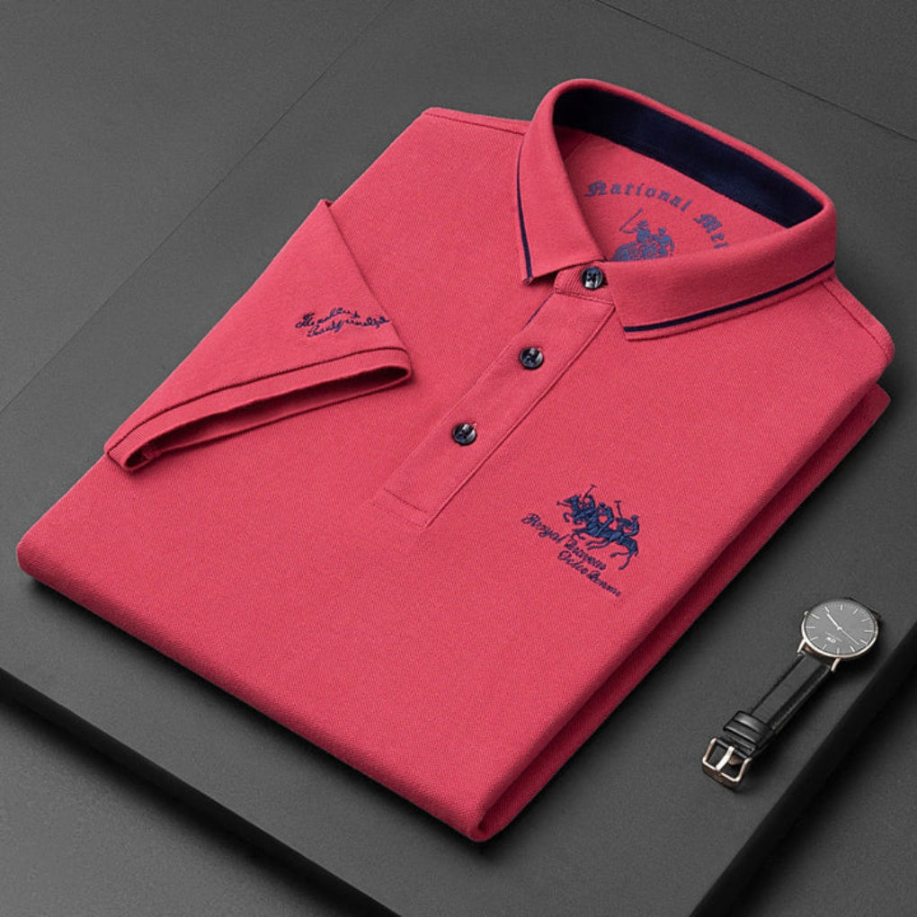 COTTON BLEND POLO FOR MEN