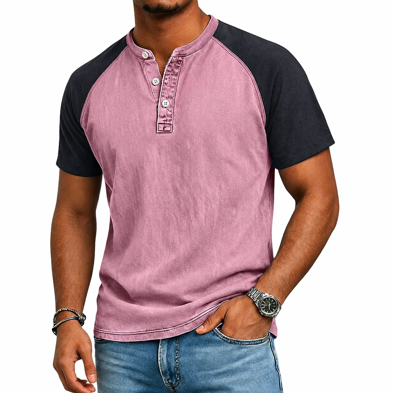 TWO TONE T-SHIRT FOR MEN