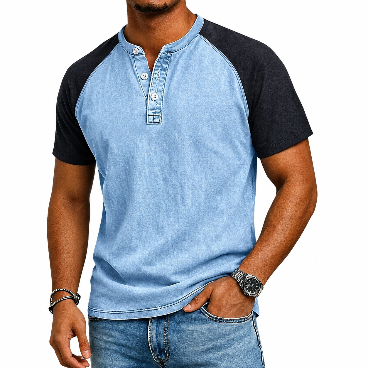 TWO TONE T-SHIRT FOR MEN