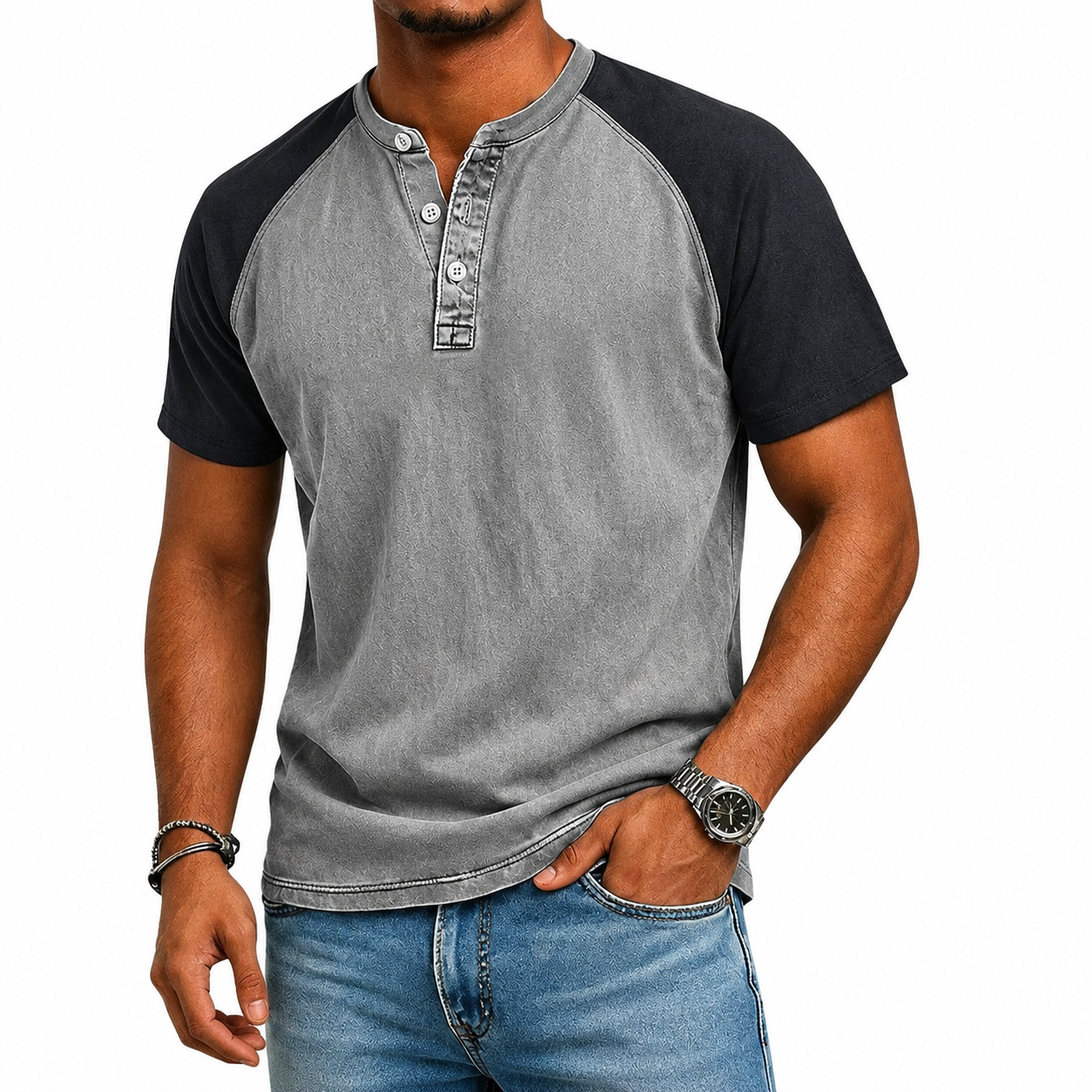 TWO TONE T-SHIRT FOR MEN