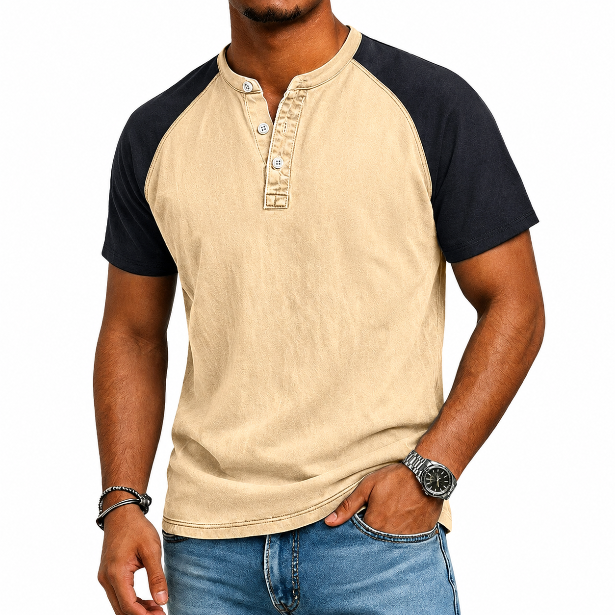 TWO TONE T-SHIRT FOR MEN