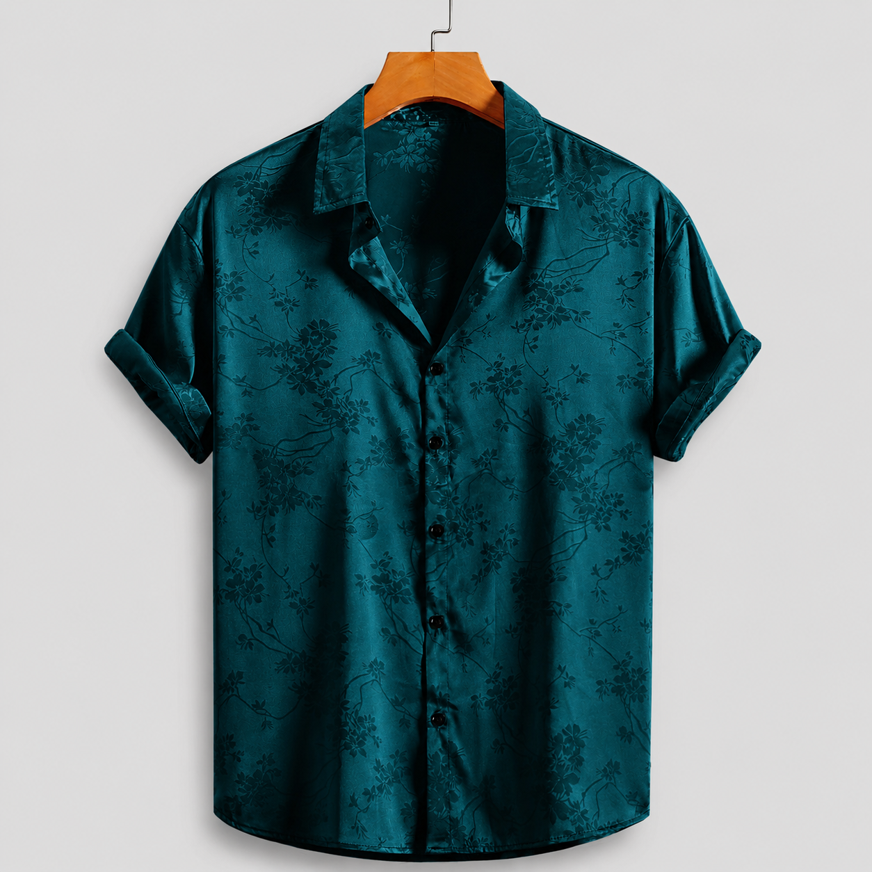 FLORAL SHORT SLEEVE SHIRT FOR MEN