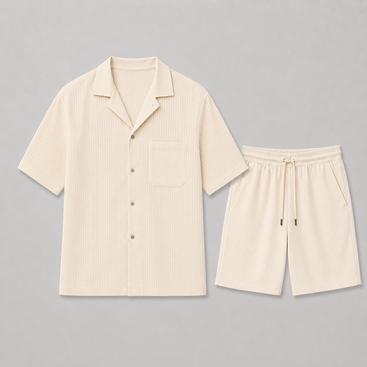 TEXTURED TWO PIECE SET FOR MEN