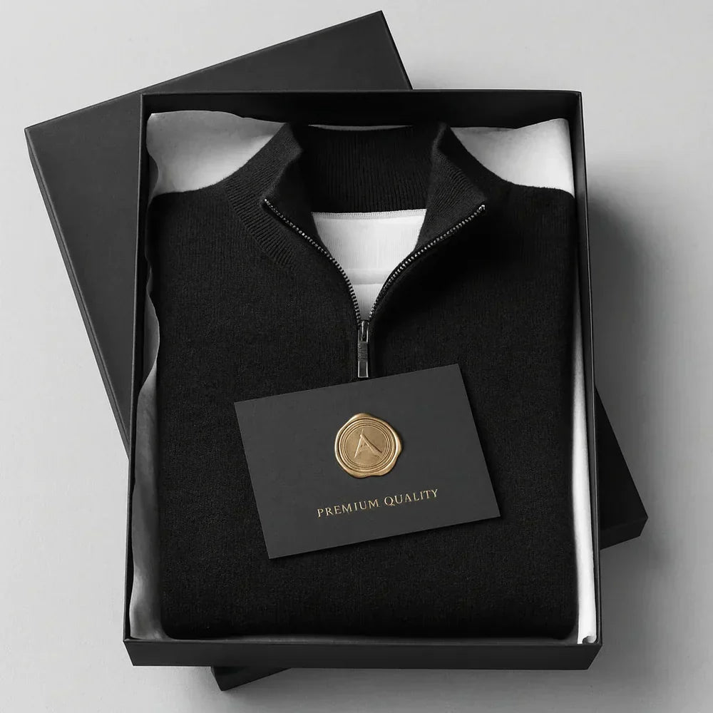 WENTWORTH LONDON | ZIP-UP PULLOVER FOR MEN