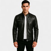 SLIM BIKER JACKET FOR MEN